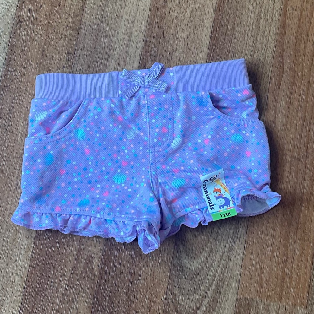 Granimals  purple seashell shorts